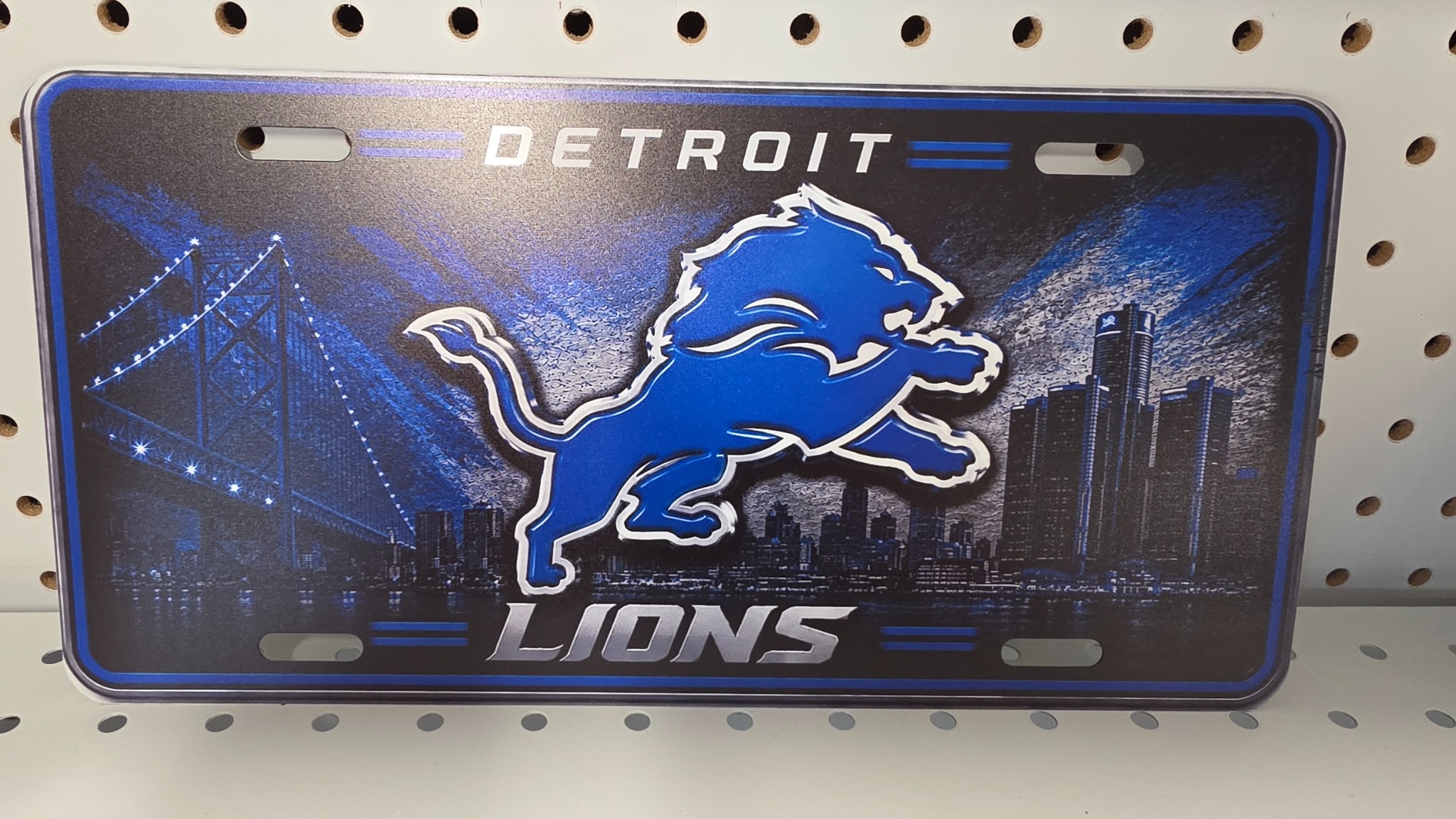 Detroit Lions License Plate