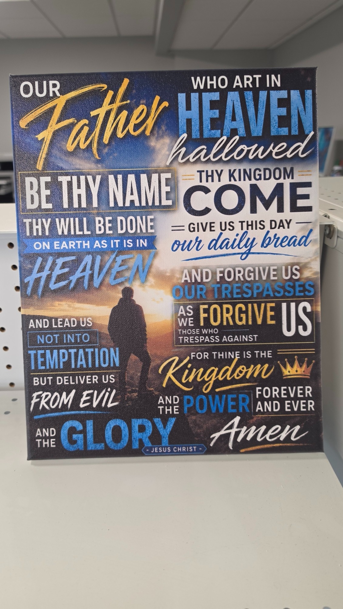 Lord's Prayer Canvas