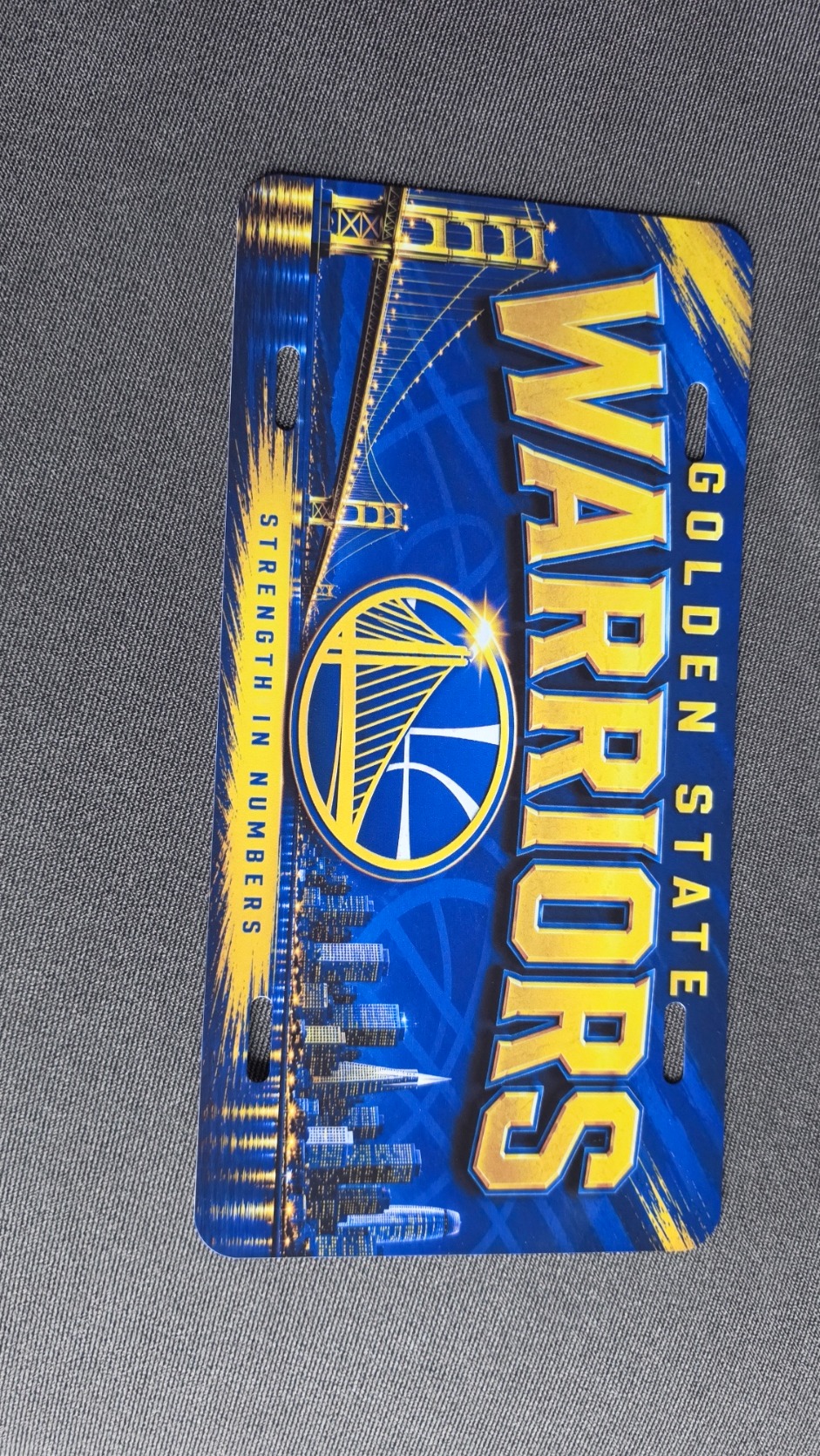 Golden State Warriors License Plate
